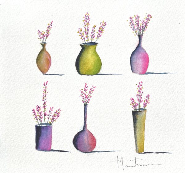 Pink Lavender Pots
